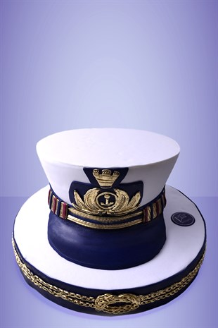 Özel Tasarım Örnekleri,Kaptan Şapkası Pasta